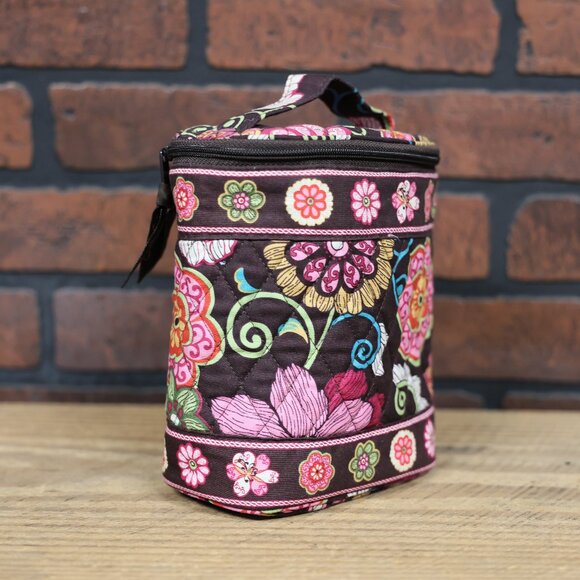 Vera Bradley Handbags - Vera Bradley Retired Mod Floral Pink Insulated Cosmetic Bag/Bottle Holder
